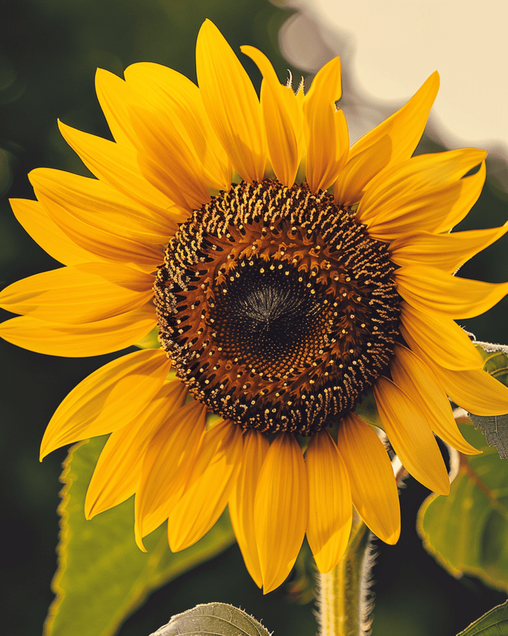 Solsikke Single Giant frø (Helianthus annuus) – økologisk etårig blomst