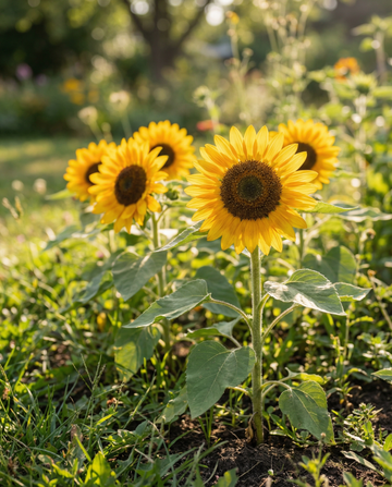 Girasol enano Sunspot (Helianthus annuus) – semillas de flor anual ecológica de SeedsChoice