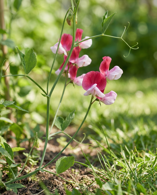 Pois de senteur Painted Lady (Lathyrus odoratus) – graines bio de fleurs annuelles de SeedsChoice