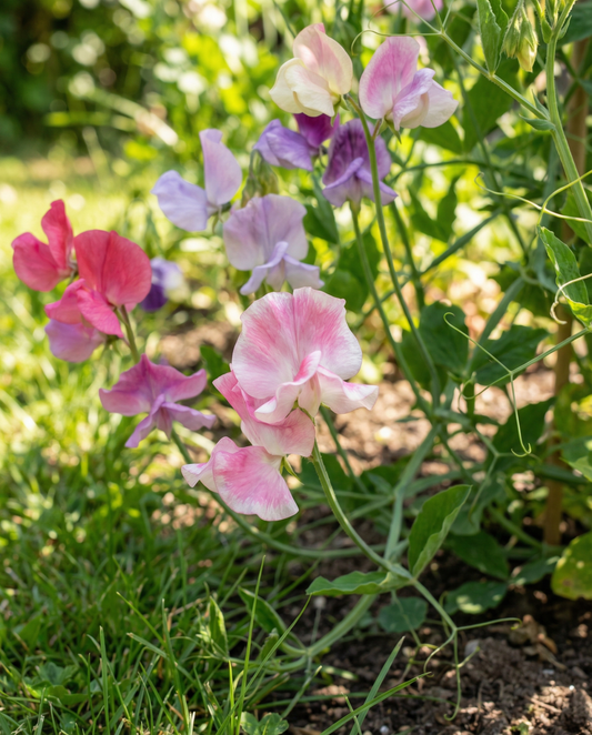 Sweet Pea Spencer Mixed (Lathyrus odoratus) – graines bio de fleurs annuelles de SeedsChoice