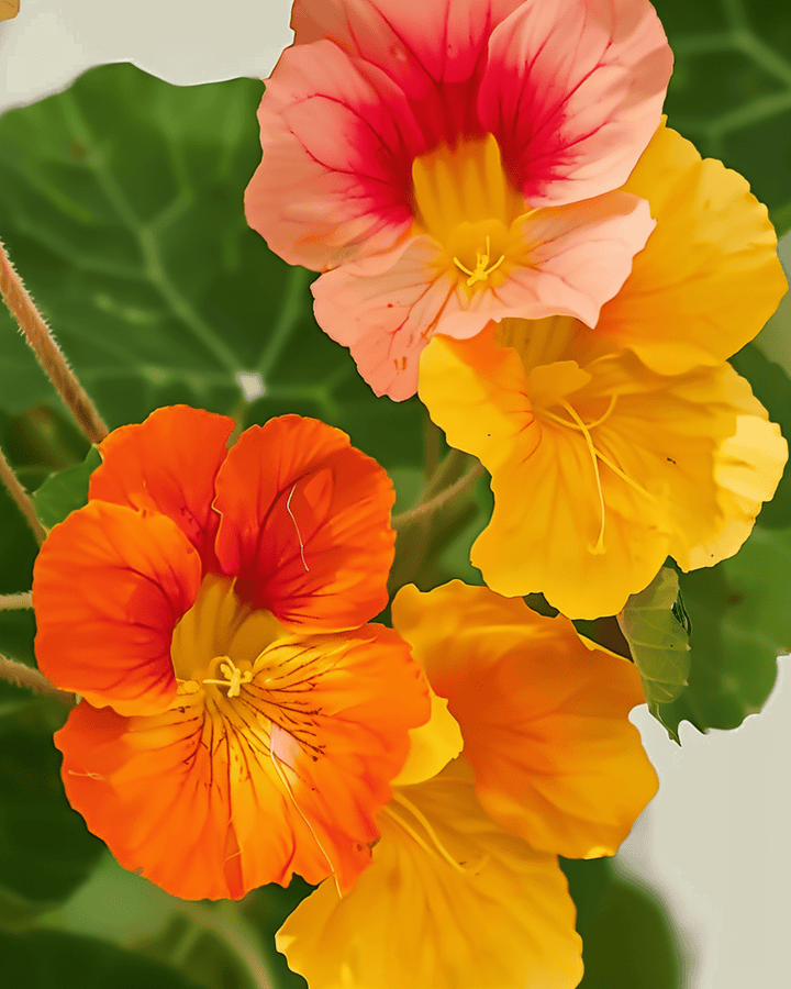 Blomsterkarse Climber Mixed Colors frø (Tropaeolum majus) – økologisk etårig klatreplanet