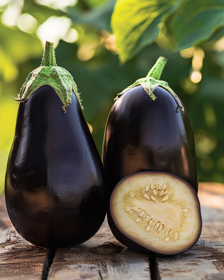 Eggplant Black Beauty seeds (Solanum melongena) – organic annual vegetable