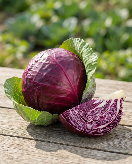 Rødkål Klimaro F1 (Brassica oleracea) – økologiske frø til enårig grøntsag fra SeedsChoice