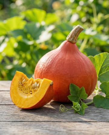 Kürbis Uchiki Kuri (Cucurbita maxima) – einjährige Bio-Gemüsesamen von SeedsChoice