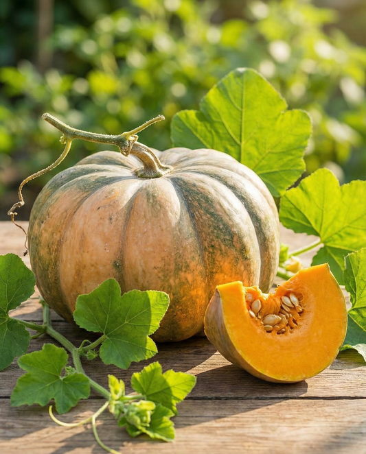 Musquée De Provence -kurpitsa (Cucurbita moschata) – luomulaatuiset yksivuotiset vihannessiemenet SeedsChoice-verkkokaupasta