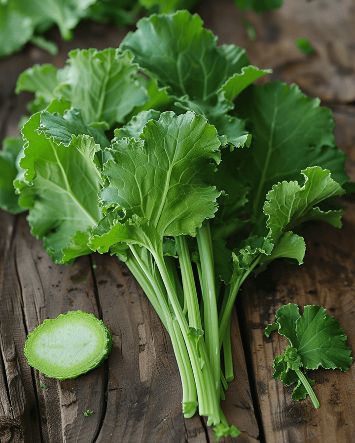 Turnip Greens Namenia -siemenet (Brassica rapa) – luomuyksivuotinen vihannes