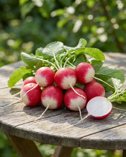 Radis Sparkler 2 (Raphanus sativus) – økologiske etårige grøntsagsfrø fra SeedsChoice
