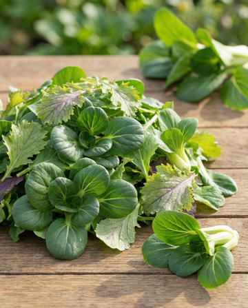 Mesclun (Brassica juncea) – graines bio de mélange annuel par SeedsChoice