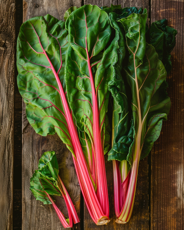 Swiss Chard Rhubarb frø (Beta vulgaris) – økologisk etårig grøntsag