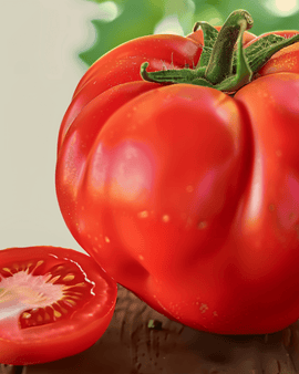 Beefsteak Tomato Seeds Organic Marmande Solanum Lycopersicum Annual