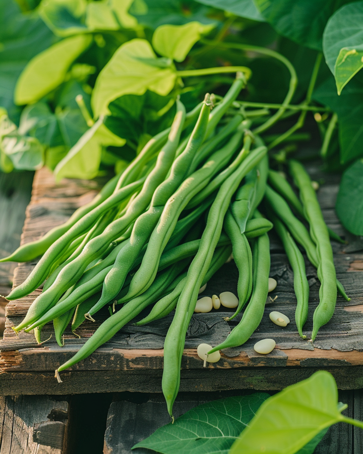 Buskfranskbønnefrø Compass (Phaseolus vulgaris) – økologisk etårig grøntsag