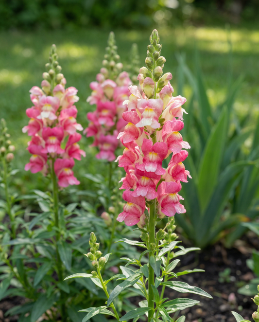 Snapdragon Cherry Twist (Antirrhinum majus) – żrieragħ tal-fjuri annwali minn SeedsChoice