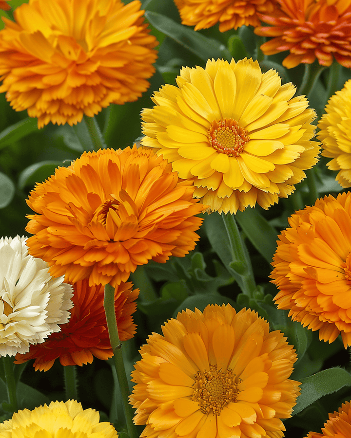 Sementes de calêndula Pacific Beauty (Calendula officinalis) – flor anual