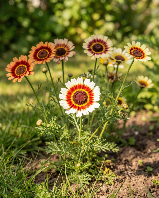 Mixed (Chrysanthemum carinatum) – frø til enårige blomster fra SeedsChoice