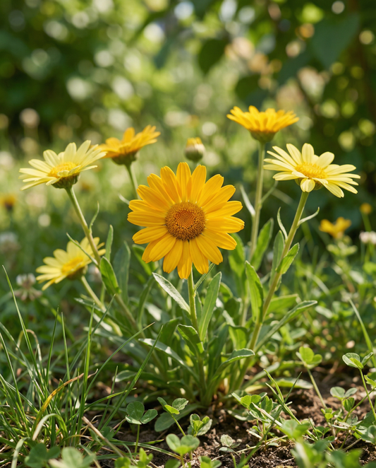 Kornblomst Mix Yellow Shades (Chrysanthemum segetum) – frø til etårige blomster fra SeedsChoice