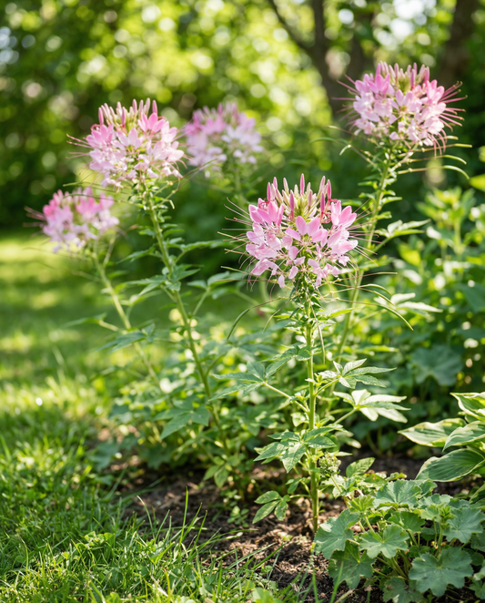 Spiderplant Rose Queen (Cleome hassleriana) – żrieragħ tal-fjura annwali minn SeedsChoice