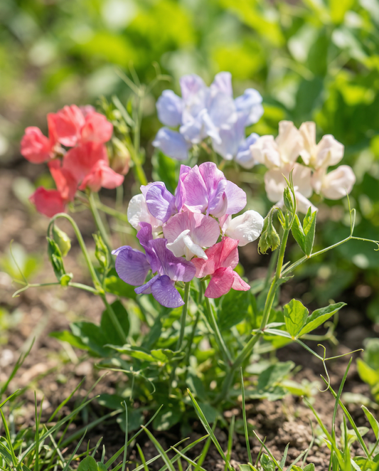 Pois de senteur Bijou Mix (Lathyrus odoratus) – graines de fleurs annuelles de SeedsChoice