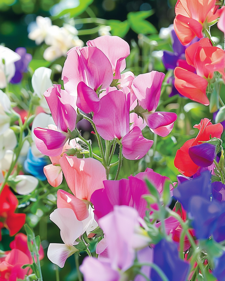 Graines de pois de senteur Colorama Mix (Lathyrus odoratus) – fleur annuelle