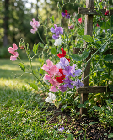 Chícharo-de-cheiro Royal Family Mixed (Lathyrus odoratus) – sementes de flor anual da SeedsChoice