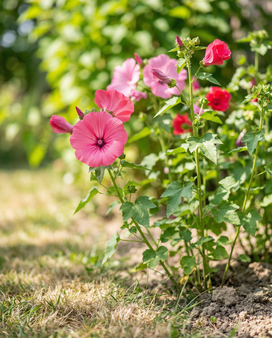 Malwa Pink Red Mix (Lavatera trimestris) – nasiona jednorocznych kwiatów od SeedsChoice
