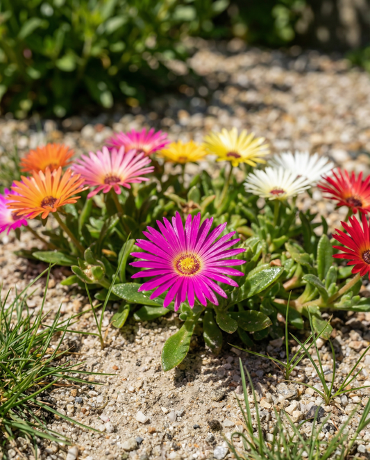 Livingstone Daisy (Dorotheanthus bellidiformis) – nasiona rocznika w mieszance kolorów od SeedsChoice