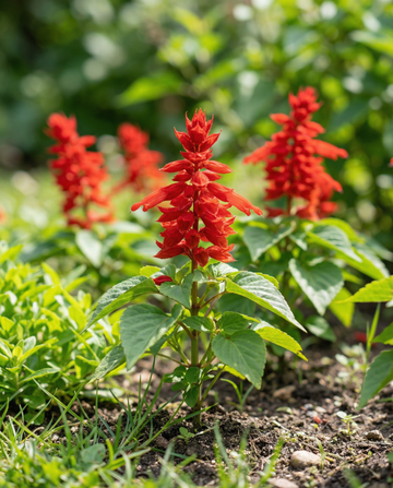 St. John's Fire (Salvia splendens) – einjährige Blumensamen von SeedsChoice