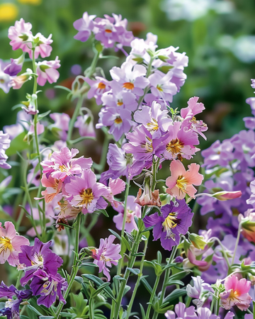 Fattigmands orkidé frø (Schizanthus wisetonensis) – etårig