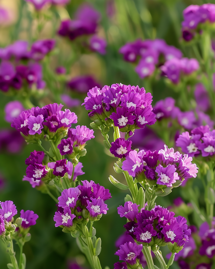 Sementes de estátice Purple Attraction (Limonium sinuatum) – flor anual