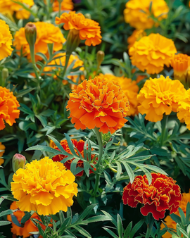 Fransk fløjlsblomst frø Bonita Tagetes patula ettårig blomst