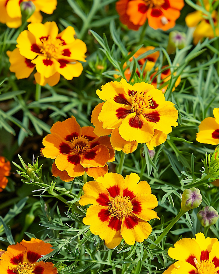 Semillas de tagete francés Starfire 35 cm (Tagetes tenuifolia) – flor anual