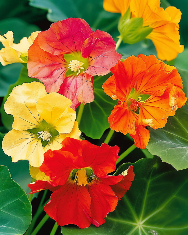 Krasse Glorious Gleam frön (Tropaeolum majus) – ettårig
