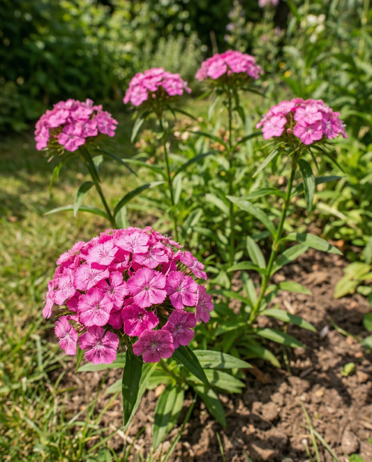 Sweet William Pink Beauty (Dianthus barbatus) – żrieragħ ta' fjuri biennali minn SeedsChoice