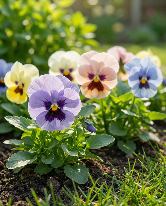 Viola del pensiero Trimardeau Mix (Viola wittrockiana) – semi di fiori biennali da SeedsChoice