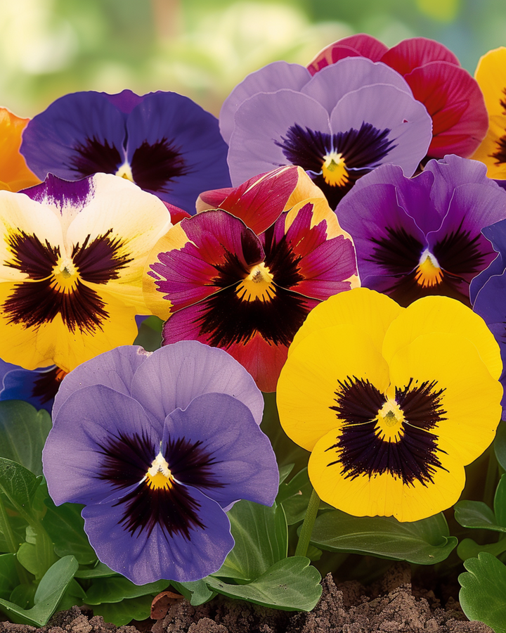 Semi di viola del pensiero Aalsmeer Giants Mixed (Viola wittrockiana) – fiore biennale