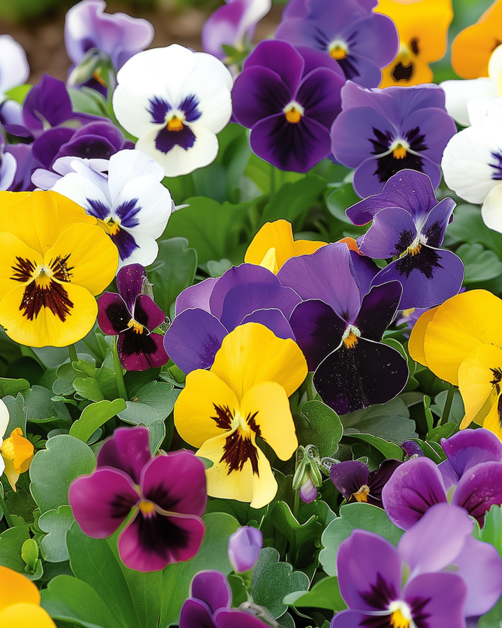 Semi di viola del pensiero Swiss Giants Mixed (Viola wittrockiana) – fiore biennale