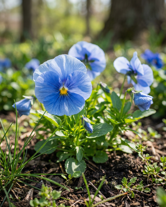 Viola del pensiero Ullwater (Viola wittrockiana) – semi di fiori biennali da SeedsChoice