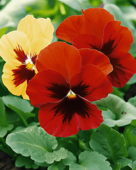 Pansy Red Wing Seeds Viola Wittrockiana Biennial Flower