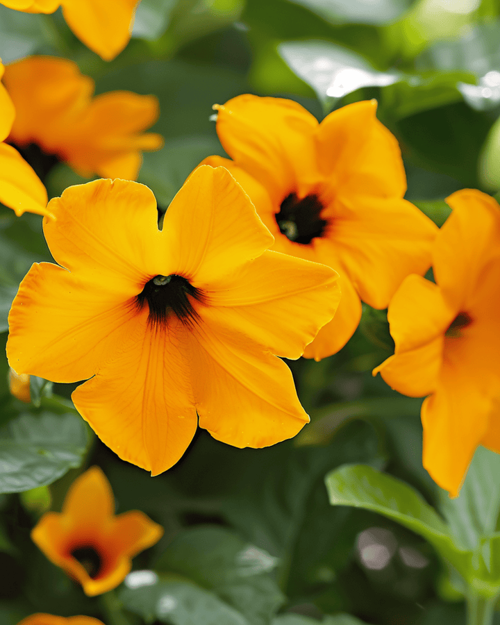 Sementes de Trepadeira Olho-de-Susana (Thunbergia alata) – trepadeira anual