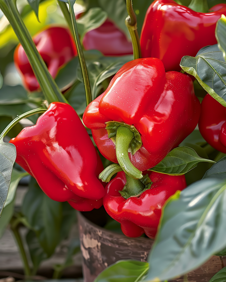 Sementes de pimento doce Redskin F1 (Capsicum annuum) – legume anual