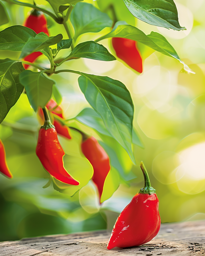 Żerriegħa tal-Bżar Biquinho (Capsicum chinense) – ħaxixa annwali