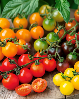 Graines de tomate cerise Solanum Lycopersicum assortiment annuel de variétés