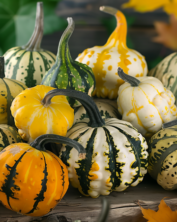 Zierkürbis Samen (Cucurbita pepo) – einjährige Sortenmischung
