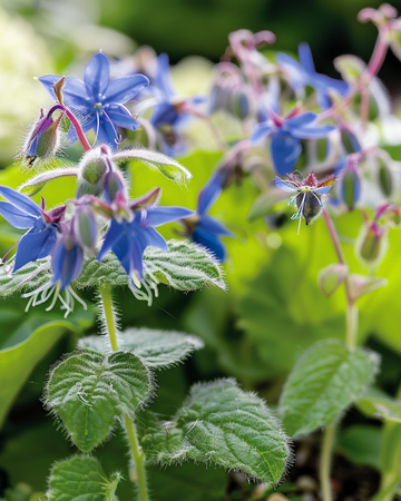 Hjulkronefrø (Borago officinalis) – etårig urt