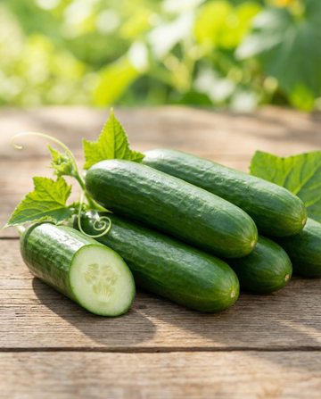 Snackagurk Iznik F1 (Cucumis sativus) – enårigt grøntsagsfrø fra SeedsChoice