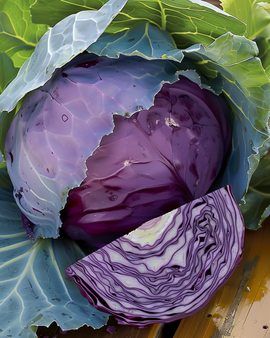 Red Cabbage Seeds Langedijker Bewaar 2 Brassica Oleracea Annual