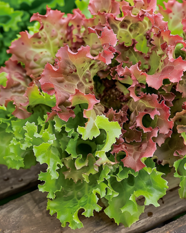 Pflücksalat Samen Lactuca Sativa Einjährig Lollo Rossa Krulsla