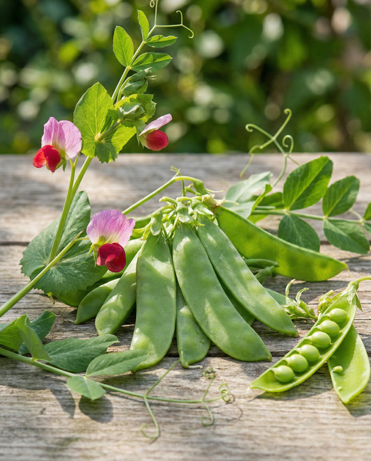 Zuckererbse Grijze Roodbloeiende (Pisum sativum) – einjährige Gemüsesamen von SeedsChoice