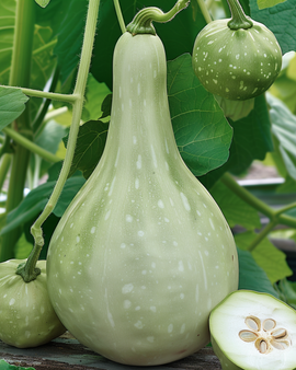 Kalebassefro Lagenaria Siceraria Etårig Klatrer Fuglehus Flaskegresskar