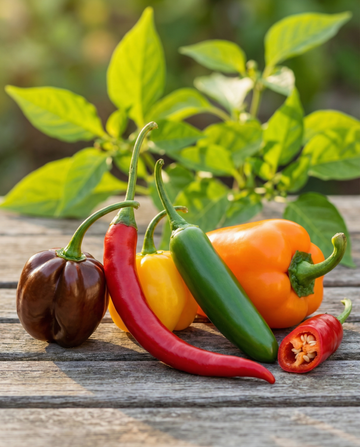 Paprika Mixture Mix 5 Varieties Samen (Capsicum annuum) – einjähriges Gemüse