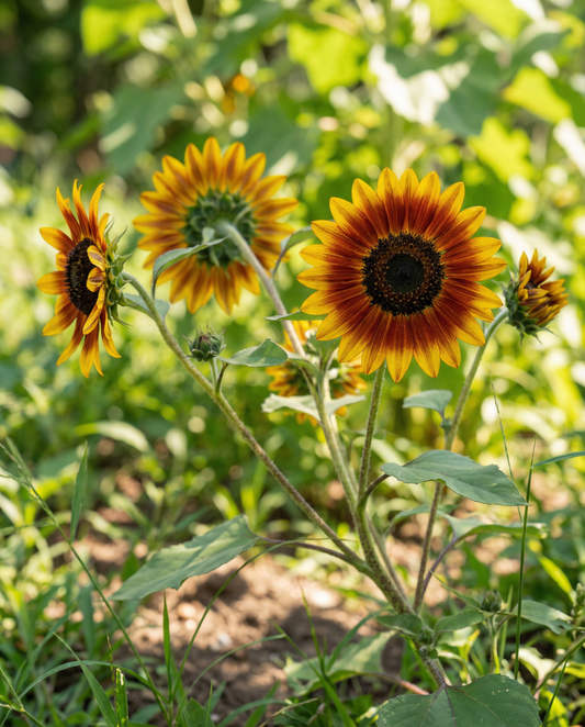 Tournesol Ring Of Fire (Helianthus annuus) – graines de fleurs annuelles de SeedsChoice
